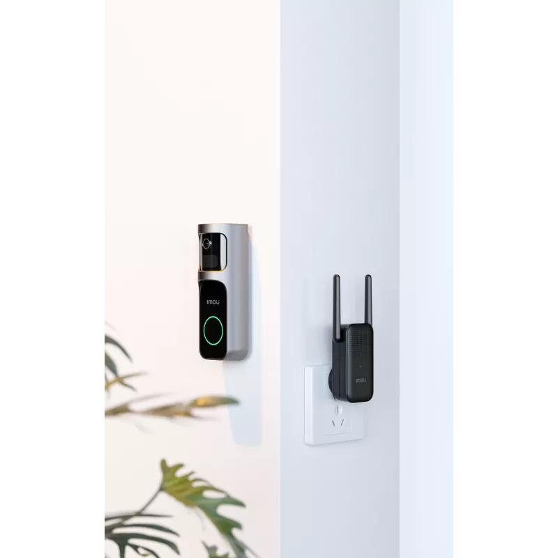 Imou Doorbell 2S Kit Black 3 MP belaidis sieninis vaizdo domofonas