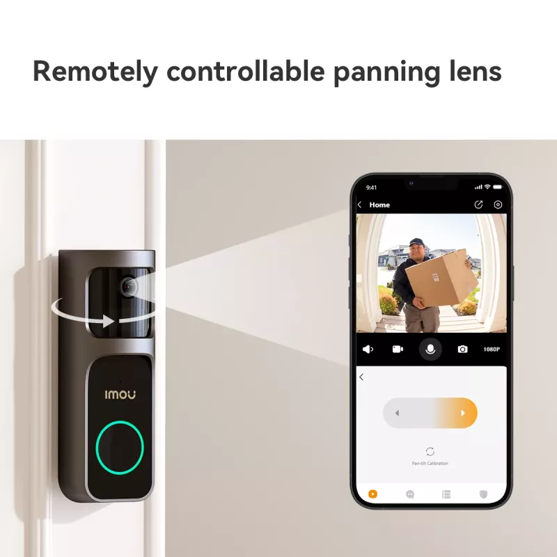 Imou Doorbell 2S Kit Black 3 MP belaidis sieninis vaizdo domofonas