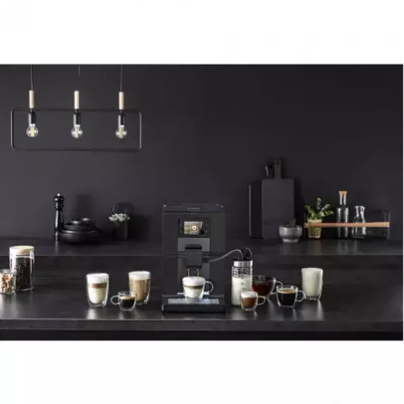 Krups EA875U10 pusiau automatinis espreso aparatas, 3 L vandens bakas, 250 g pupelių talpa, termoblokas, 1450 W