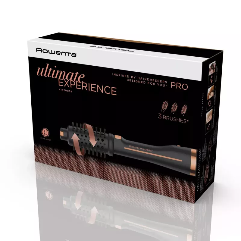 Rowenta Ultimate Experience CF9625 karšto oro šepetys Warm Black, Bronze 750 W