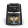 Karšto oro gruzdintuvė Tefal Easy Fry Silence EY5568E0, 5 l, juoda su nerūdijančiu plienu