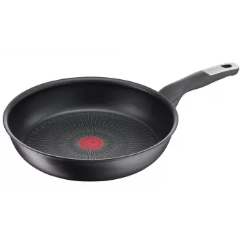 Keptuvė Tefal Unlimited G2550672 – universali apvali 28 cm keptuvė, aliuminis, nelipni danga, Thermo-Spot