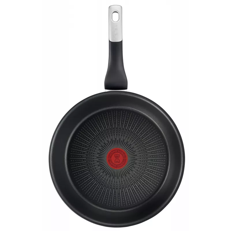 Keptuvė Tefal Unlimited G2550672 – universali apvali 28 cm keptuvė, aliuminis, nelipni danga, Thermo-Spot