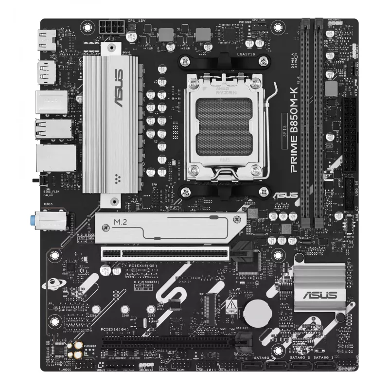 Motininė plokštė ASUS PRIME B850M-K AMD B850 Socket AM5 micro ATX