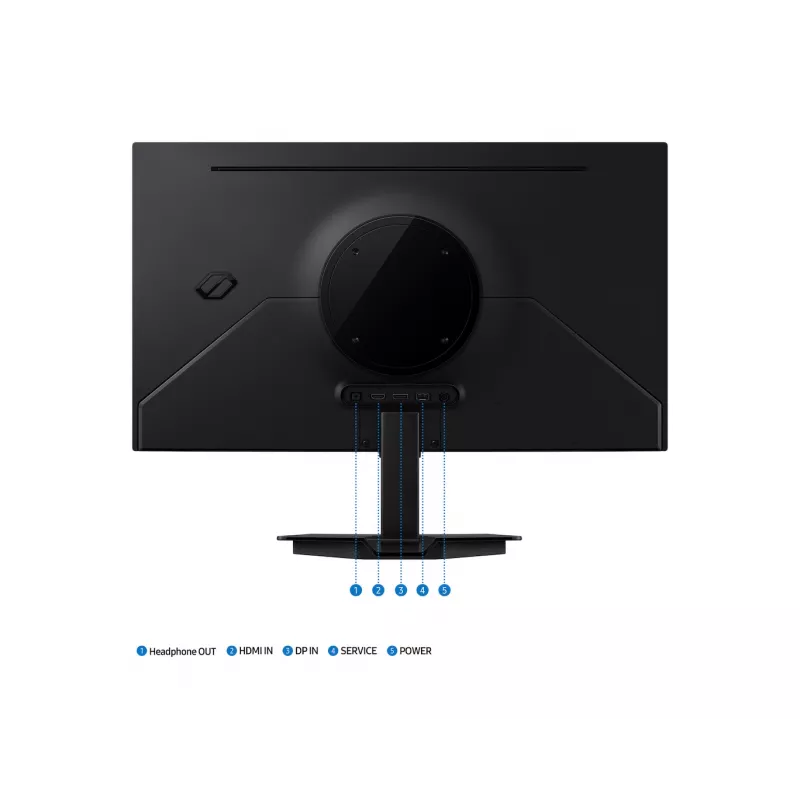 Samsung LS27FG500SUXEN monitorius 68.6 cm (27 col.) 2560 x 1440 pikselių Quad HD OLED juodas