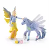Schleich BAYALA Magical Vet Blossom – gėlės formos veterinarijos klinika ir nešiojimo dėklas su fėja Sera ir Pegasu