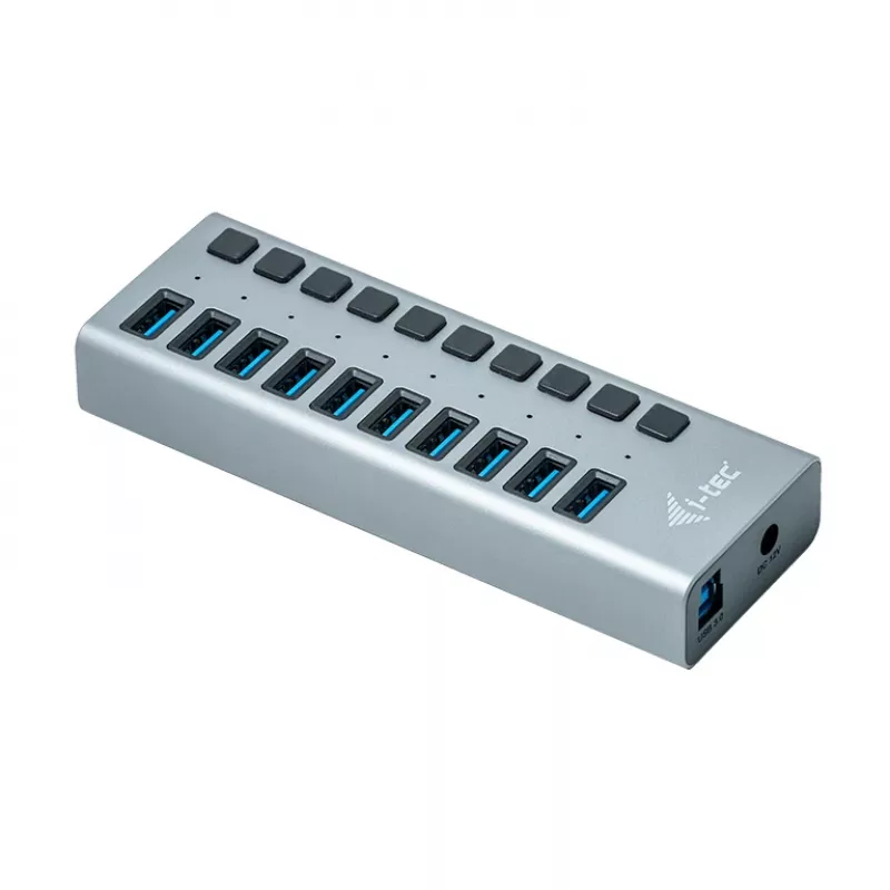 i-tec USB 3.0 įkrovimo stotelė 10 prievadų su 48 W maitinimo adapteriu