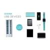 i-tec USB 3.0 įkrovimo stotelė 10 prievadų su 48 W maitinimo adapteriu