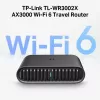 TP-Link TL-WR3002X belaidis maršrutizatorius Gigabit Ethernet dviejų juostų (2,4 GHz / 5 GHz) Juoda