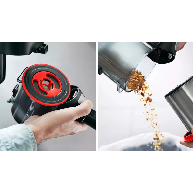 Bosch BCS711PET belaidis siurblys / elektrinis šluotuvas, akumuliatorinis, be maišelio, 0,3 l, juoda, raudona, 3 Ah