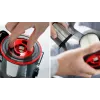 Bosch BCS711PET belaidis siurblys / elektrinis šluotuvas, akumuliatorinis, be maišelio, 0,3 l, juoda, raudona, 3 Ah