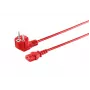 Microconnect MC-SCHUANGC13180R maitinimo laidas raudonas 1,8 m, kištukas E+F, C13 jungtis