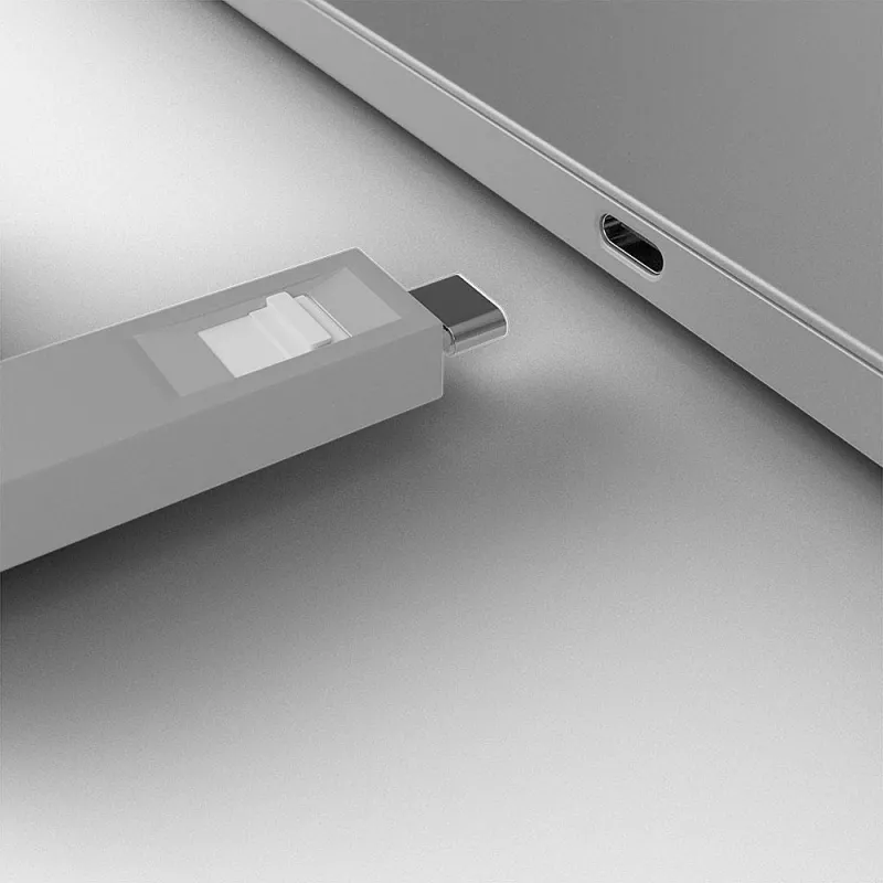 Lindy USB Type C prievado blokavimo raktas – 4 vnt. komplektas, balti