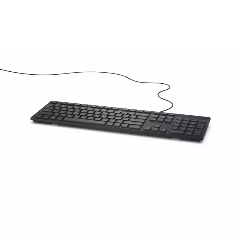 DELL KB216 klaviatūra, universali USB, QWERTY US International, juoda