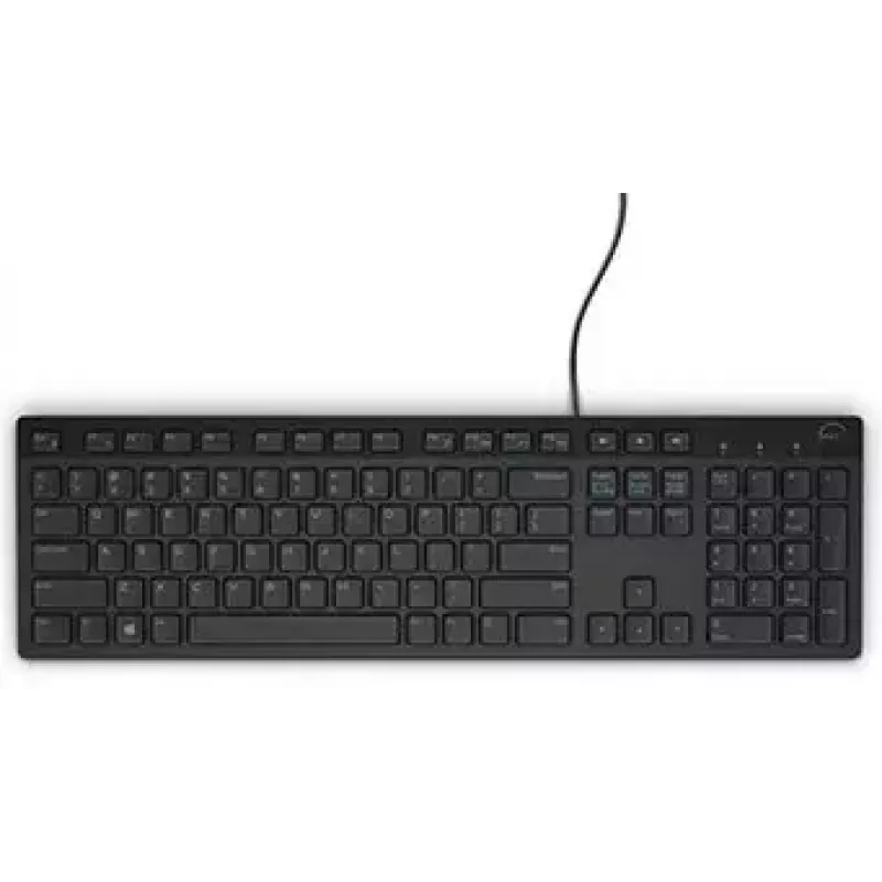 DELL KB216 klaviatūra, universali USB, QWERTY US International, juoda