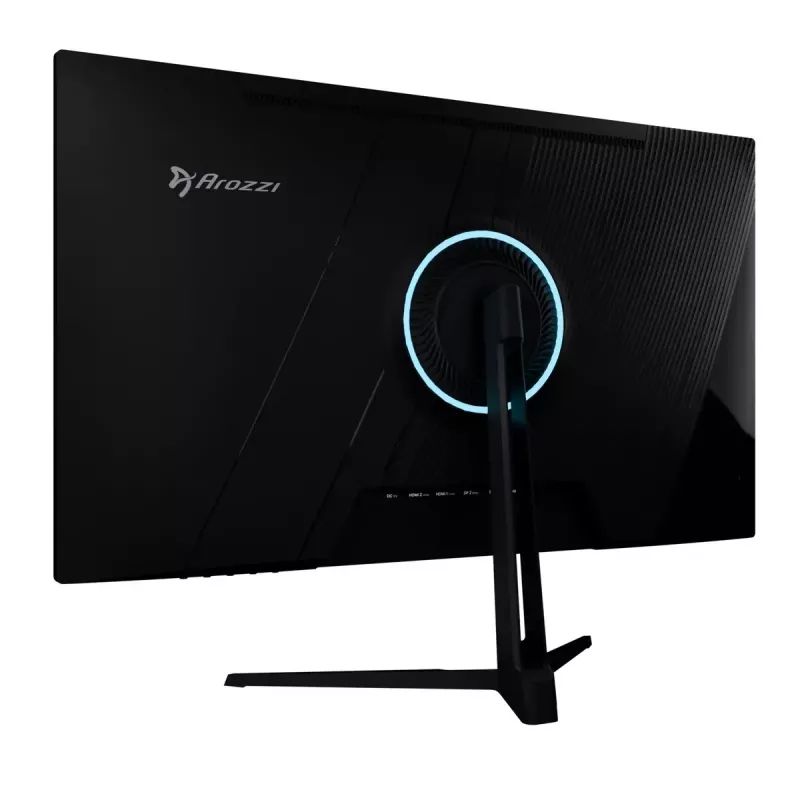 27 colių Arozzi Nova kompiuterio monitorius, 2560 x 1440 Quad HD, IPS LED, 1 ms, VESA, įmontuoti garsiakalbiai – Juodas