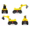 Važinėjamas ekskavatorius Lena GIGA TRUCKS Excavator PRO 4 ratai plastikas plienas