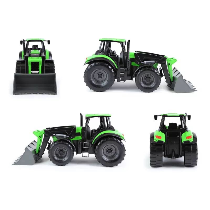 Mechaninis traktoriukas Lena Deutz-Fahr Worxx su atkabinama priekaba, 74 cm