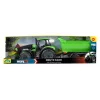 Mechaninis traktoriukas Lena Deutz-Fahr Worxx su atkabinama priekaba, 74 cm