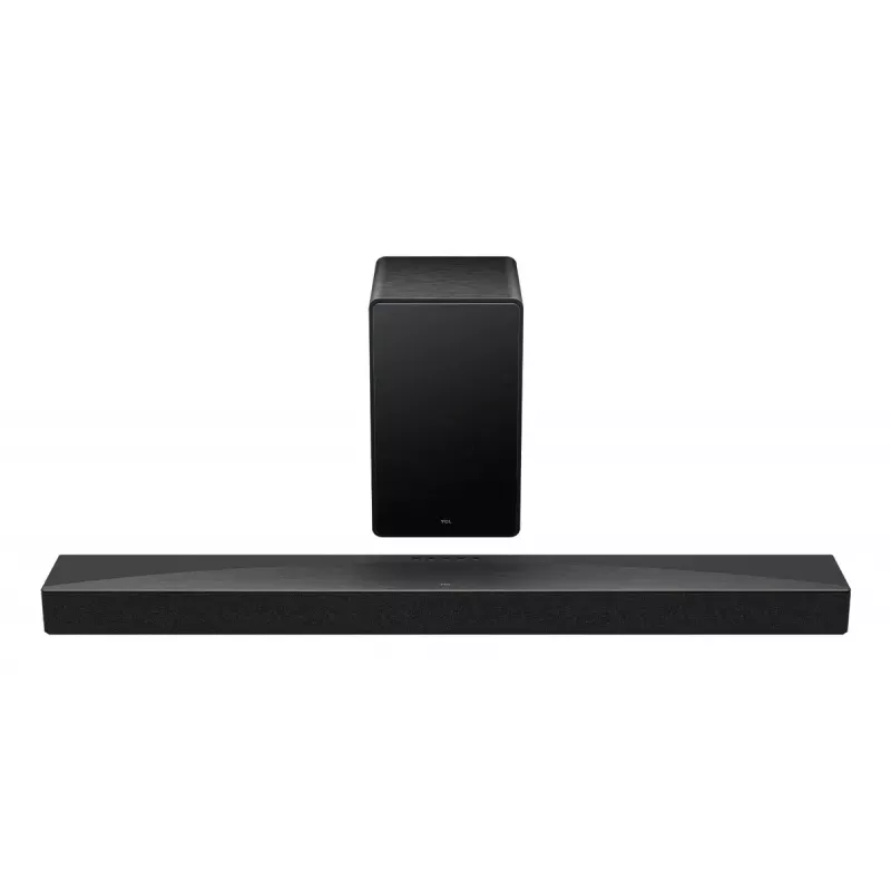 Garsiakalbis TCL Q Q65H 5.1ch namų kino sistema, 580 W RMS, belaidis aktyvus žemų dažnių garsiakalbis 100 W, Dolby Atmos/DTS:X, juoda