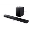 Garsiakalbis TCL Q Q65H 5.1ch namų kino sistema, 580 W RMS, belaidis aktyvus žemų dažnių garsiakalbis 100 W, Dolby Atmos/DTS:X, juoda