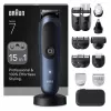 BRAUN All-in-One AIO7580 elektrinis skustuvas ir kirpimo mašinėlė, belaidis, šlapiam ir sausam naudojimui, 120 min veikimo, 21 ilgio pakopa, visam kūnui
