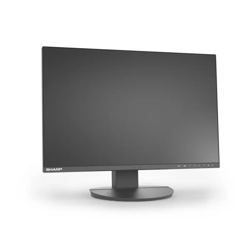 Sharp MultiSync EA242W 24 colių IPS monitorius, 1920 x 1200, 16:10, 5 ms, USB 3.2 hub, VESA, reguliuojamas aukštis, juodas