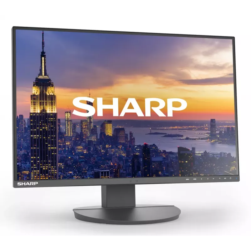 Sharp MultiSync EA242W 24 colių IPS monitorius, 1920 x 1200, 16:10, 5 ms, USB 3.2 hub, VESA, reguliuojamas aukštis, juodas