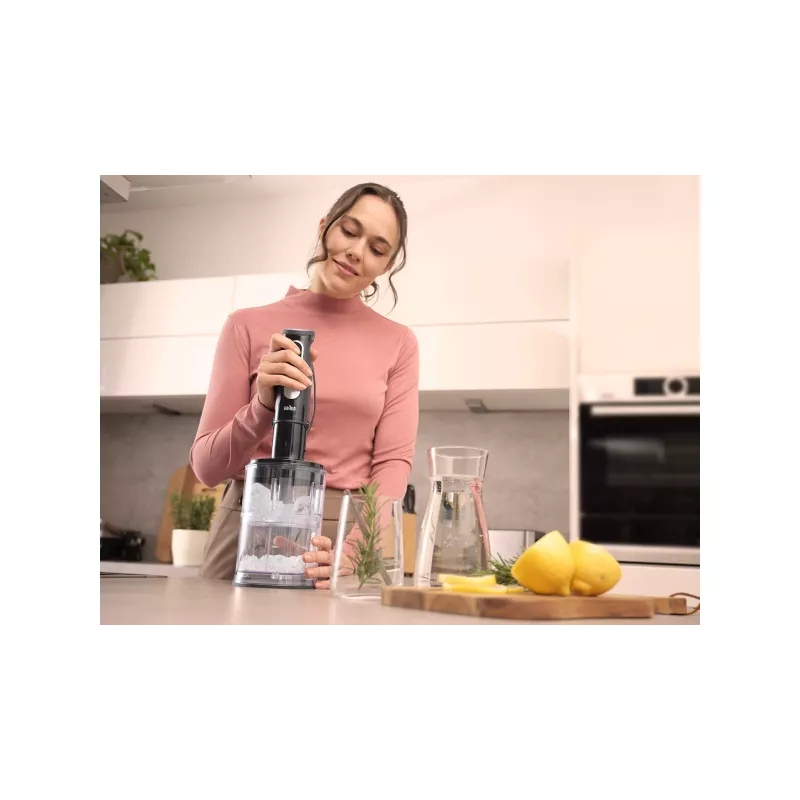 Braun MultiQuick 5 MQ55.254MBK Panardintinis blenderis 0,5 L 1000 W Juodas, Nerūdijantis plienas