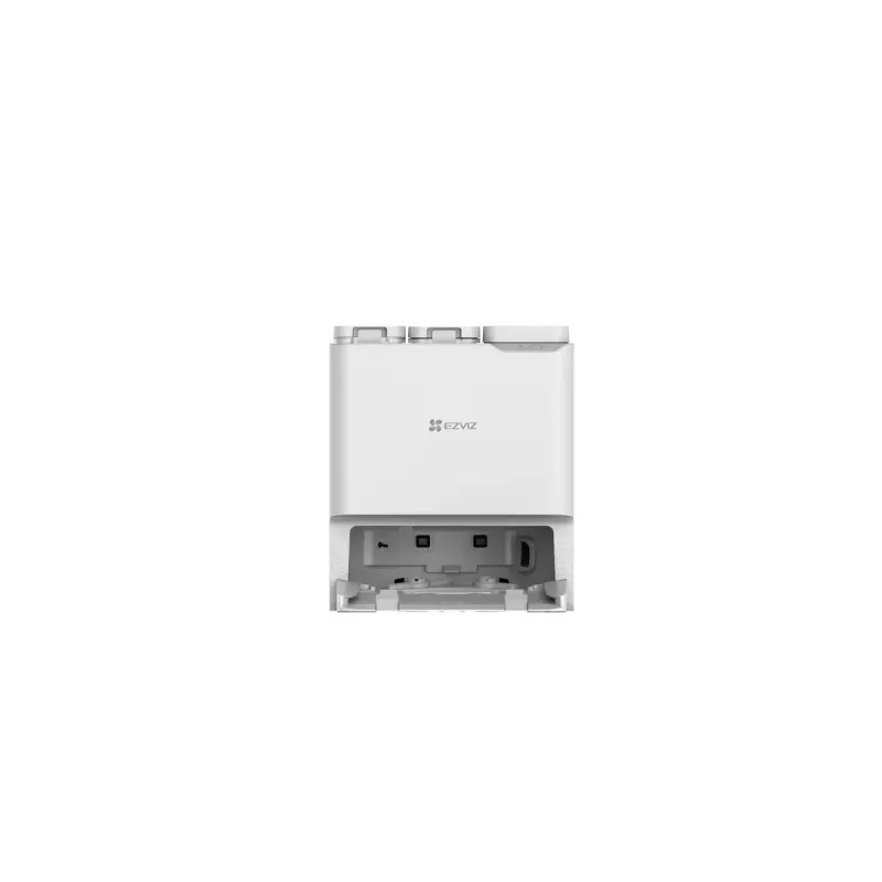 Robotas dulkių siurblys EZVIZ RS20 Pro — Li‑Ion 5200 mAh, 220 min veikimo laikas, 7200 Pa siurbimas, savaime išsituštinanti bazė, LiDAR navigacija, 0,35 L dulkių maišelis, šlapias valymas, baltas
