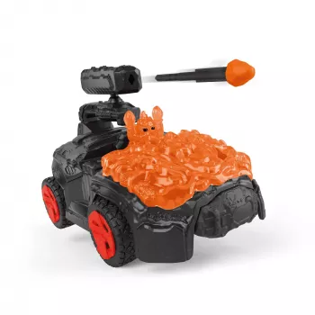 Schleich ELDRADOR CREATURES Lava CrashMobile Mini Creature – trinties varomas žaislinis automobilis su lavos šarvais
