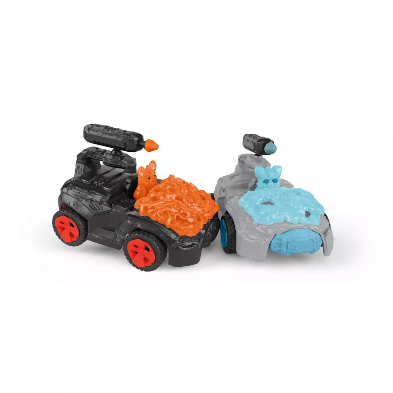 Schleich ELDRADOR CREATURES Lava CrashMobile Mini Creature – trinties varomas žaislinis automobilis su lavos šarvais
