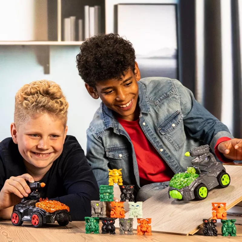 Schleich ELDRADOR CREATURES Lava CrashMobile Mini Creature – trinties varomas žaislinis automobilis su lavos šarvais