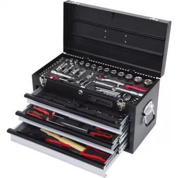 Mechaniko įrankių rinkinys KS Tools 918.0200 99 įrankiai Chromio-vanadžio plienas