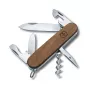 Daugiafunkcis peilis Victorinox Spartan Wood su riešutmedžio rankena, nerūdijančiu plienu ir durklo tipo ašmenimis