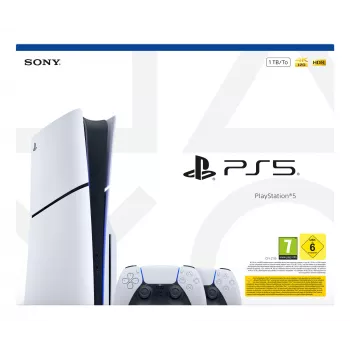 Sony PlayStation 5 žaidimų konsolė 1 TB Wi-Fi juoda, balta