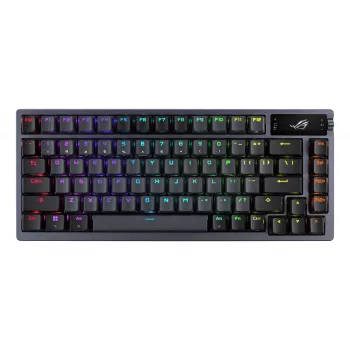 Belaidė mechaninė klaviatūra ASUS ROG Azoth Black 90MP0316-BKUA01, RGB apšvietimas