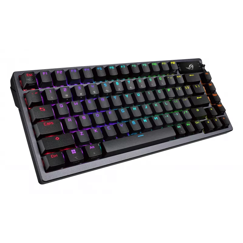Belaidė mechaninė klaviatūra ASUS ROG Azoth Black 90MP0316-BKUA01, RGB apšvietimas