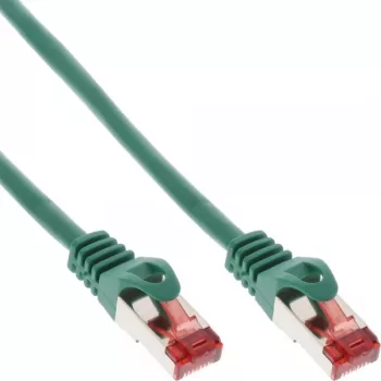 InLine Patch Laidas S/FTP PiMF Cat.6 250MHz varis halogeno neturintis žalias 1m