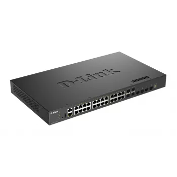 D-Link Layer 3 Stackable 10 Gigabit Managed Switches, valdomas, L3, Fast Ethernet (10/100), Full duplex, montuojamas į stelažą