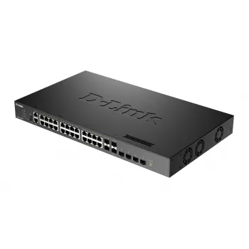 D-Link Layer 3 Stackable 10 Gigabit Managed Switches, valdomas, L3, Fast Ethernet (10/100), Full duplex, montuojamas į stelažą