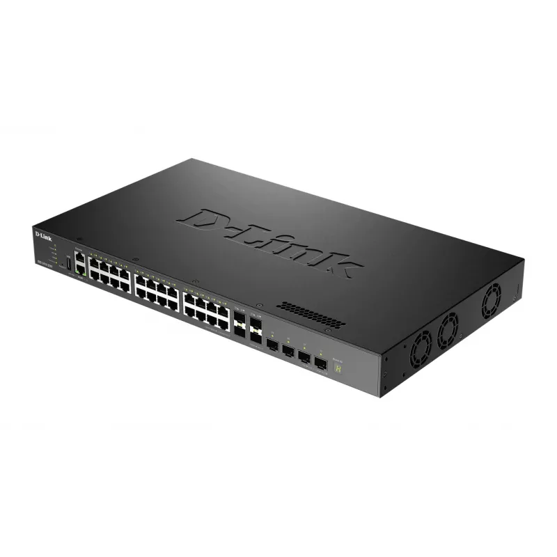 D-Link Layer 3 Stackable 10 Gigabit Managed Switches, valdomas, L3, Fast Ethernet (10/100), Full duplex, montuojamas į stelažą