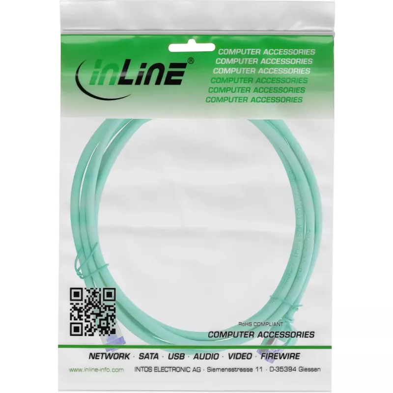 InLine 74914G tinklo kabelis Žalia 1.5 m Cat6a S/FTP (S-STP)