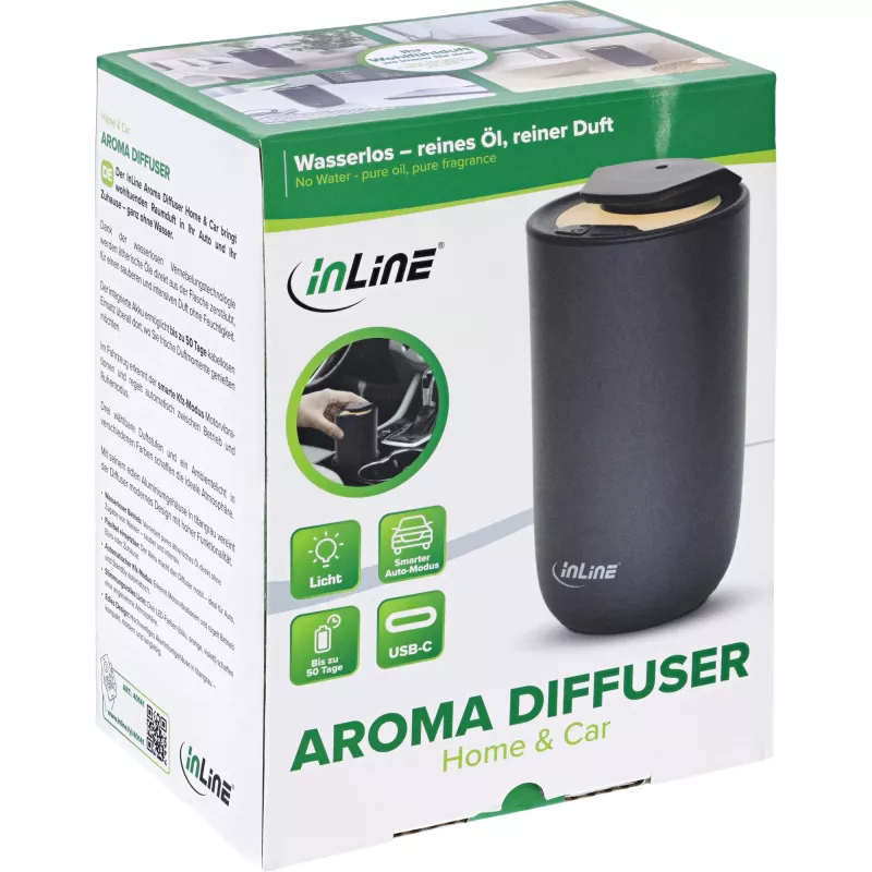 Priedas InLine 40141 — bekontaktis aromadifuzorius Home & Car
