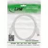InLine 17205W DisplayPort–DisplayPort kabelis, 5 m, baltas