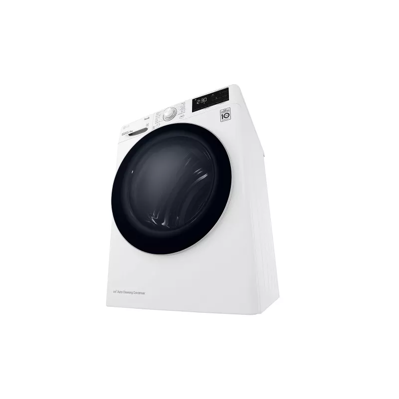 LG RH80V3AV6N džiovinimo mašina Laisvai pastatoma Pakrovimas iš priekio 8 kg Balta