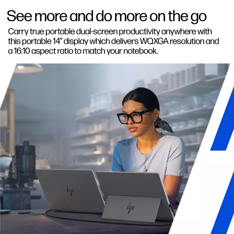 HP Series 5 Pro 14 colių WQXGA nešiojamas monitorius - 514pn