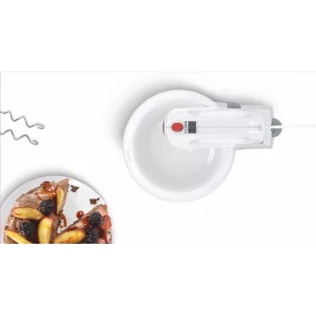 Bosch MFQ2600G rankinis maišytuvas su stovu ir dubeniu 375 W baltas