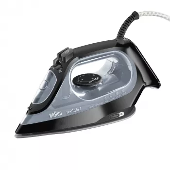 Braun TexStyle 3 SI3055BK lygintuvas su keraminiu padu, 2400 W, juodas