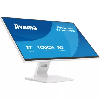 27 colių IIYAMA ProLite T2752MSC-W1AG liečiamasis LCD monitorius 1920x1080 Full HD baltas, 5 ms, USB 3.2 Gen1, garsiakalbiai, VESA